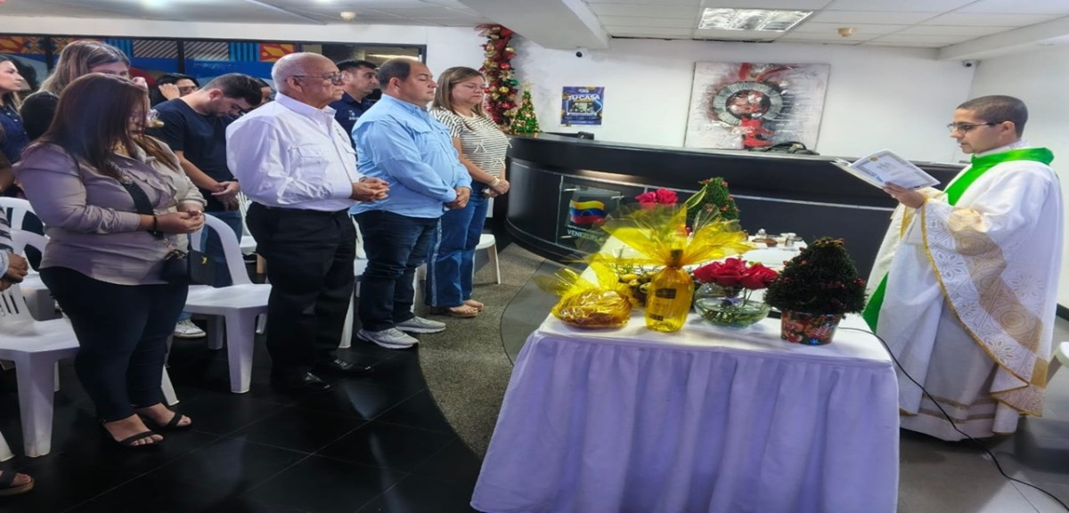 Lotería del Zulia Recibe la Navidad con Fe y Gozo junto a sus Trabajadores